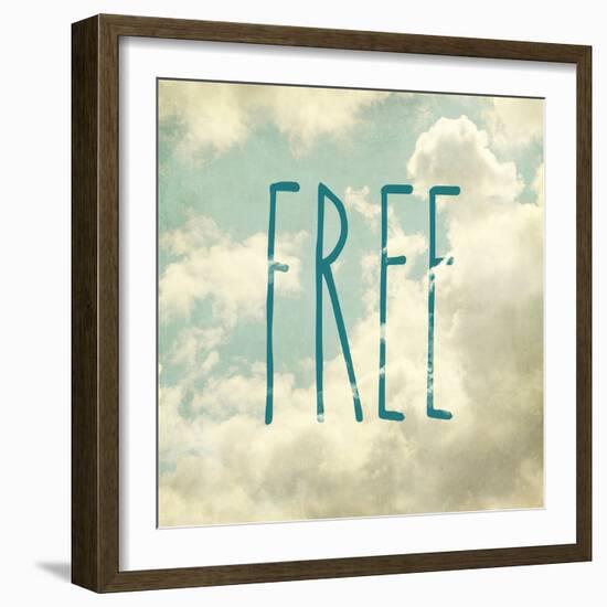 Free in the Clouds-Sarah Gardner-Framed Art Print