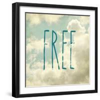 Free in the Clouds-Sarah Gardner-Framed Art Print