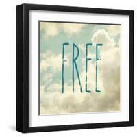 Free in the Clouds-Sarah Gardner-Framed Art Print