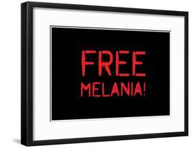 Free Melania! - RB-null-Framed Poster