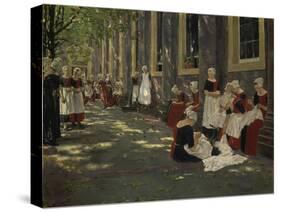 Free Period in the Amsterdam Orphanage, 1881/1882-Max Liebermann-Stretched Canvas