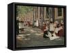 Free Period in the Amsterdam Orphanage-Max Liebermann-Framed Stretched Canvas