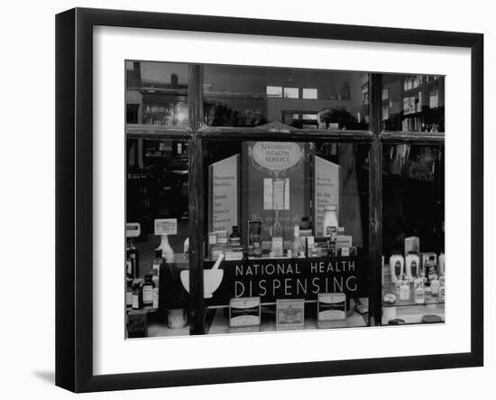 Free Pharmacy on New Health Plan-null-Framed Photographic Print