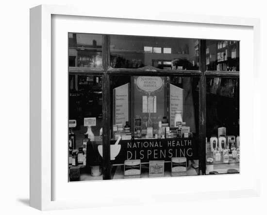 Free Pharmacy on New Health Plan-null-Framed Photographic Print