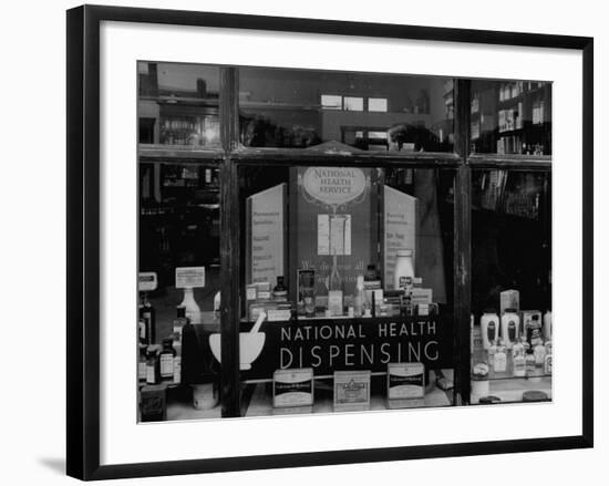 Free Pharmacy on New Health Plan-null-Framed Photographic Print