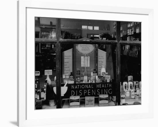 Free Pharmacy on New Health Plan-null-Framed Photographic Print