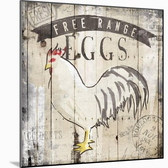 Free Range Eggs-OnRei-Mounted Art Print