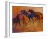 Free Range Horses-Marion Rose-Framed Giclee Print