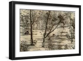 Free Selector's Hut, Australia, 1879-McFarlane and Erskine-Framed Giclee Print