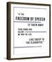 Free Speech - Washington-Otto Gibb-Framed Giclee Print