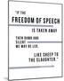 Free Speech - Washington-Otto Gibb-Mounted Giclee Print