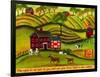 Free Spirit Farmland Lang 2018-Cheryl Bartley-Framed Giclee Print