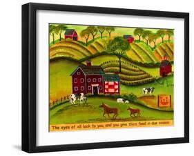 Free Spirit Farmland Lang 2018-Cheryl Bartley-Framed Giclee Print