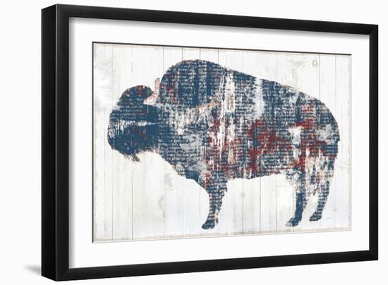 Free Spirit II Red White Blue-Sue Schlabach-Framed Art Print