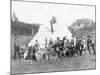 Free Time in Camp for Engineer Corps and Visitors Photograph - South Dakota-Lantern Press-Mounted Art Print