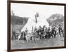 Free Time in Camp for Engineer Corps and Visitors Photograph - South Dakota-Lantern Press-Framed Art Print