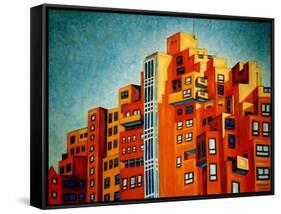 Free Trade Wharf-Noel Paine-Framed Stretched Canvas