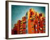 Free Trade Wharf-Noel Paine-Framed Giclee Print