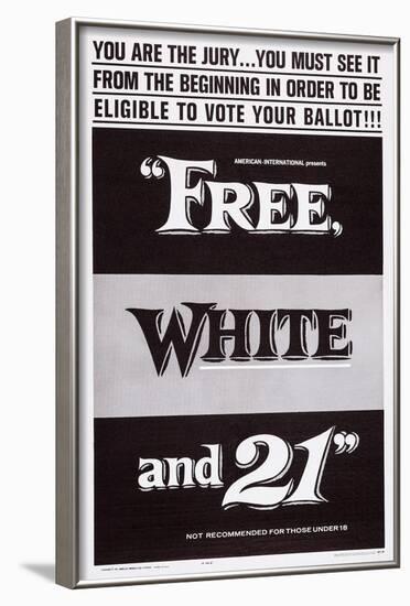 Free, White and 21, 1963-null-Framed Art Print