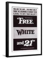 Free, White and 21, 1963-null-Framed Art Print