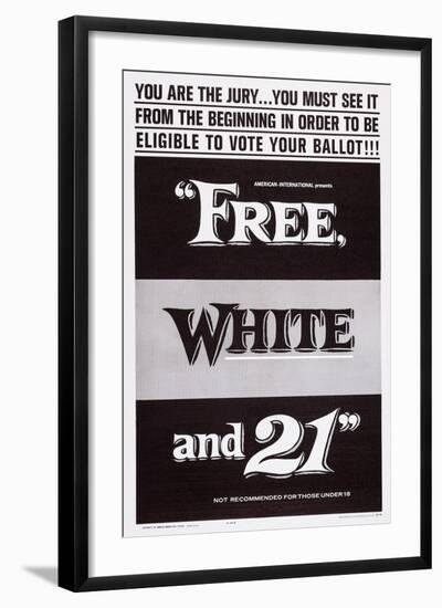 Free, White and 21, 1963-null-Framed Art Print