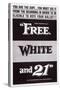 Free, White and 21, 1963-null-Stretched Canvas