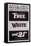 Free, White and 21, 1963-null-Framed Stretched Canvas