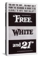 Free, White and 21, 1963-null-Stretched Canvas