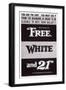 Free, White and 21, 1963-null-Framed Art Print