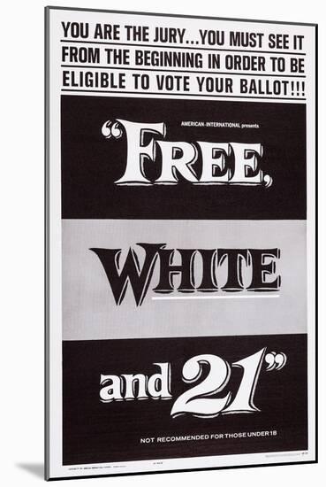 Free, White and 21, 1963-null-Mounted Art Print