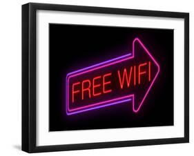 Free Wifi Concept-sam2172-Framed Art Print