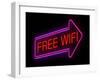 Free Wifi Concept-sam2172-Framed Art Print