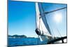 Freedom Concept: Sailing Boat in the Sea-Santiago Cornejo-Mounted Photographic Print