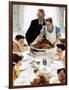 "Freedom From Want", March 6,1943-Norman Rockwell-Framed Giclee Print