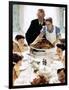 "Freedom From Want", March 6,1943-Norman Rockwell-Framed Giclee Print