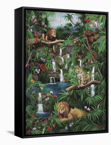 Freedom in the Jungle-Betty Lou-Framed Stretched Canvas