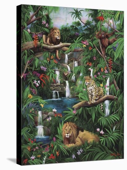 Freedom in the Jungle-Betty Lou-Stretched Canvas