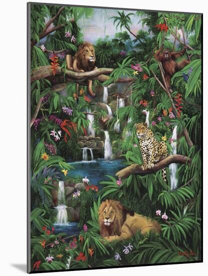 Freedom in the Jungle-Betty Lou-Mounted Giclee Print
