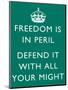 Freedom Is in Peril-null-Mounted Art Print