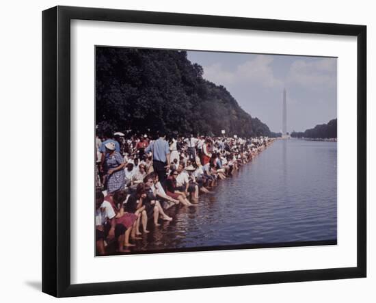 Freedom March-John Dominis-Framed Photographic Print