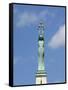 Freedom Monument, Riga, Latvia, Baltic States-Gary Cook-Framed Stretched Canvas