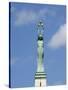 Freedom Monument, Riga, Latvia, Baltic States-Gary Cook-Stretched Canvas