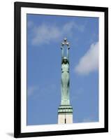 Freedom Monument, Riga, Latvia, Baltic States-Gary Cook-Framed Photographic Print