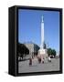 Freedom Monument, Riga, Latvia-Peter Thompson-Framed Stretched Canvas