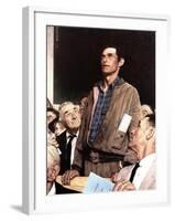 "Freedom Of Speech", February 21,1943-Norman Rockwell-Framed Giclee Print