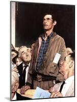 "Freedom Of Speech", February 21,1943-Norman Rockwell-Mounted Giclee Print