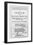 Freedom of the Press: Title Page from the Areopagitica by John Milton, 1644-null-Framed Giclee Print