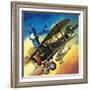Freedom of the Skies: Yankee Super Ace. Edward Rickenbacker-Wilf Hardy-Framed Giclee Print