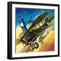 Freedom of the Skies: Yankee Super Ace. Edward Rickenbacker-Wilf Hardy-Framed Giclee Print