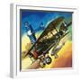 Freedom of the Skies: Yankee Super Ace. Edward Rickenbacker-Wilf Hardy-Framed Giclee Print